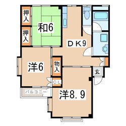 郡山駅 バス13分  並木下車：停歩3分 1階の物件間取画像